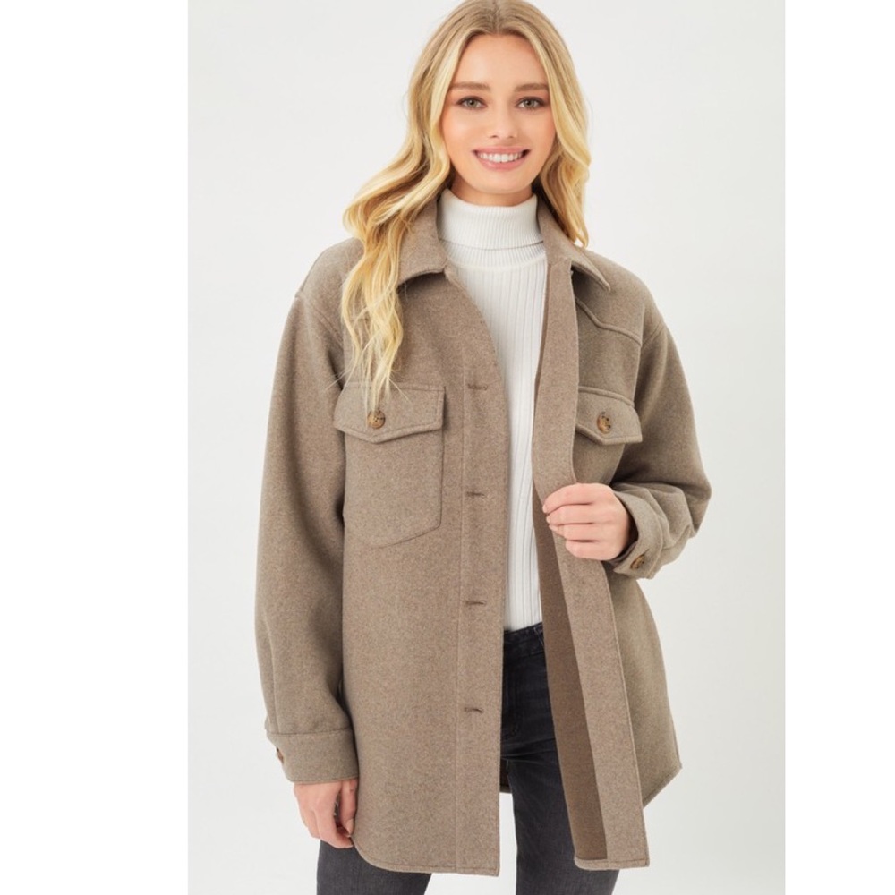 Coco Brown Over sized jacket
